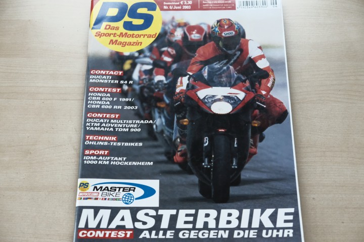 Deckblatt PS Sport Motorrad (06/2003)